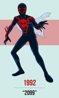6. costume spider-man -2099 - 1992