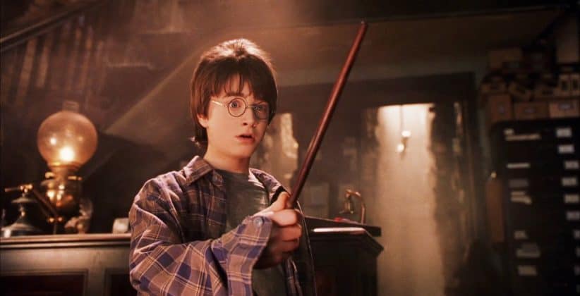 Foto di Harry Potter e la sua bacchetta magica