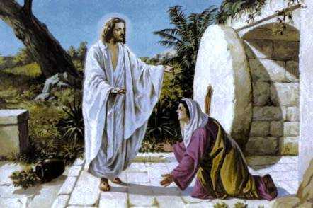Maddalena vede Gesù risorto