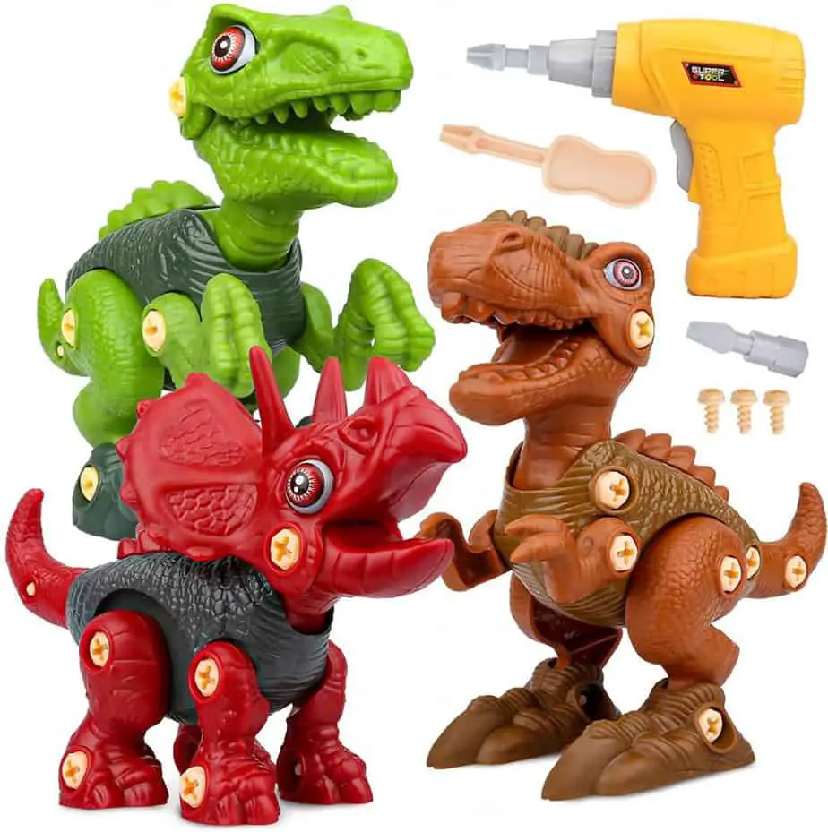 Dinosauri giocattolo da montare e smontare - regalo per bambini