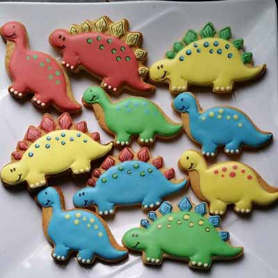 Biscotti - Idee dolci per il buffet a tema dinosauri