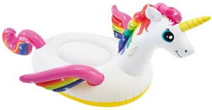 unicorno gonfiabile intex per il mare