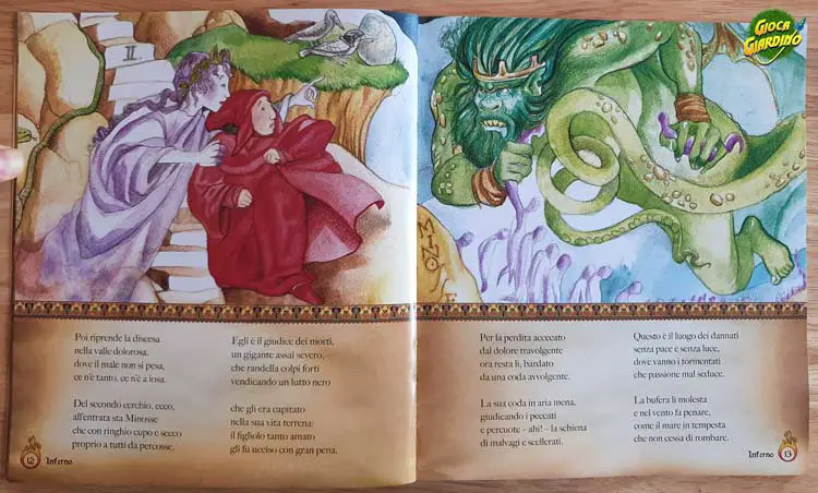 La Divina Avventura - Libro per spiegare Dante ai bambini - Dante e Virgilio