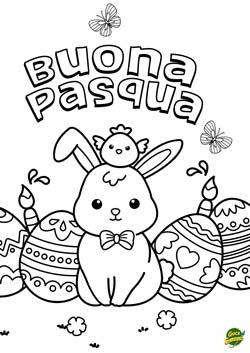 disegni di pasqua da stampare e colorare