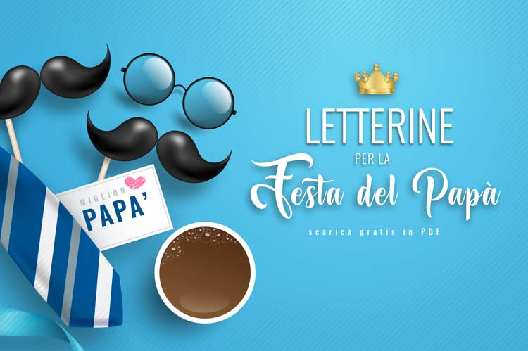 letterina per festa del papà da stampare copertina