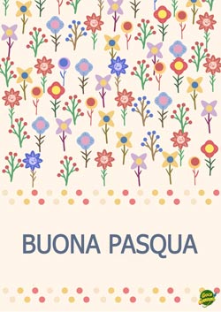 Primavera di Pasqua- biglietto di pasqua da stampare gratis per adulti