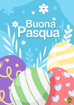 uova di pasqua colorate - biglietto di pasqua da stampare gratis per adulti