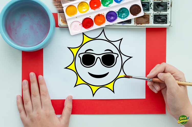 disegni estate da colorare per bambini