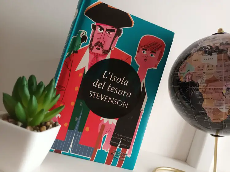 l'isola del tesoro di Stevnson - riassunto breve e per capitoli del libro - copertina