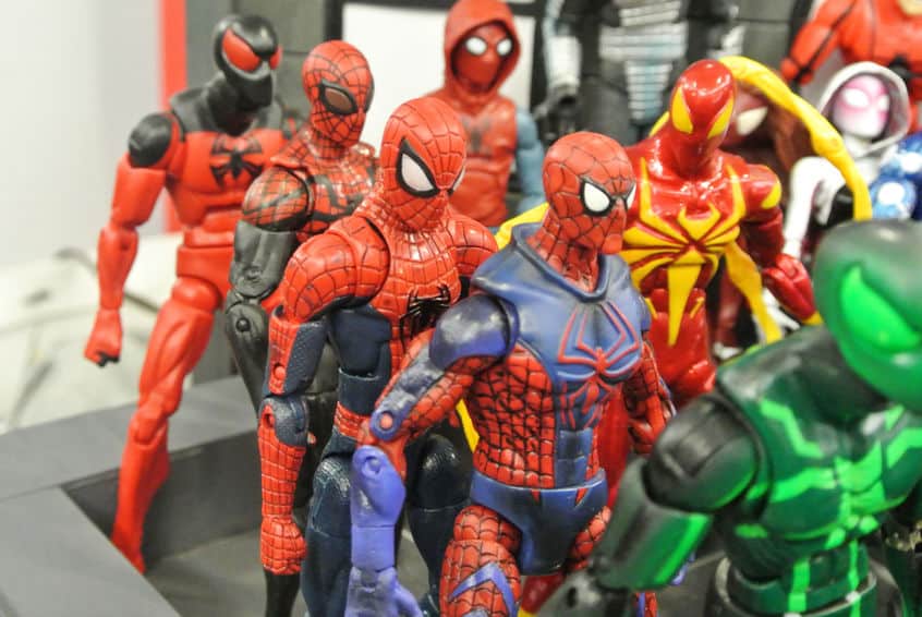 Foto di giocattoli di Spiderman