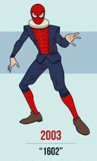 13. costume spider-man -1602 - 2003