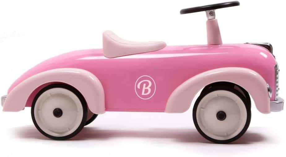 Auto d'epoca rosa per bambine