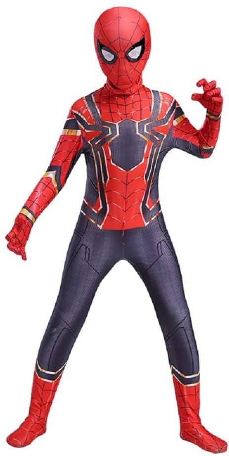 Costume carnevale spiderman iron spider non licenziato