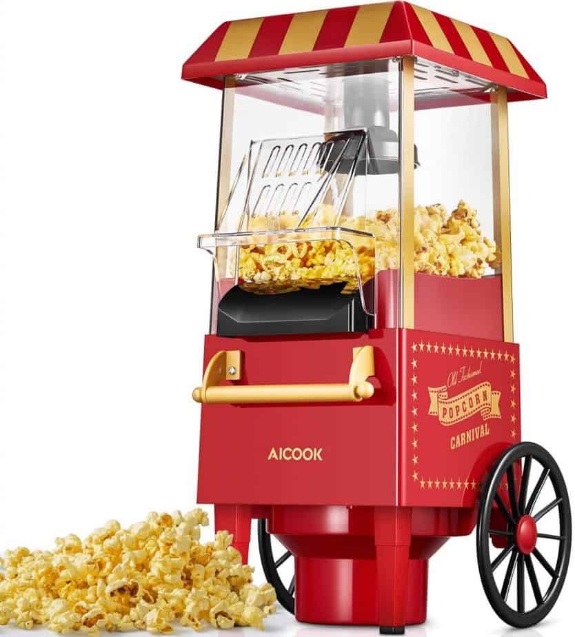 Macchina Popcorn vintage ad aria calda