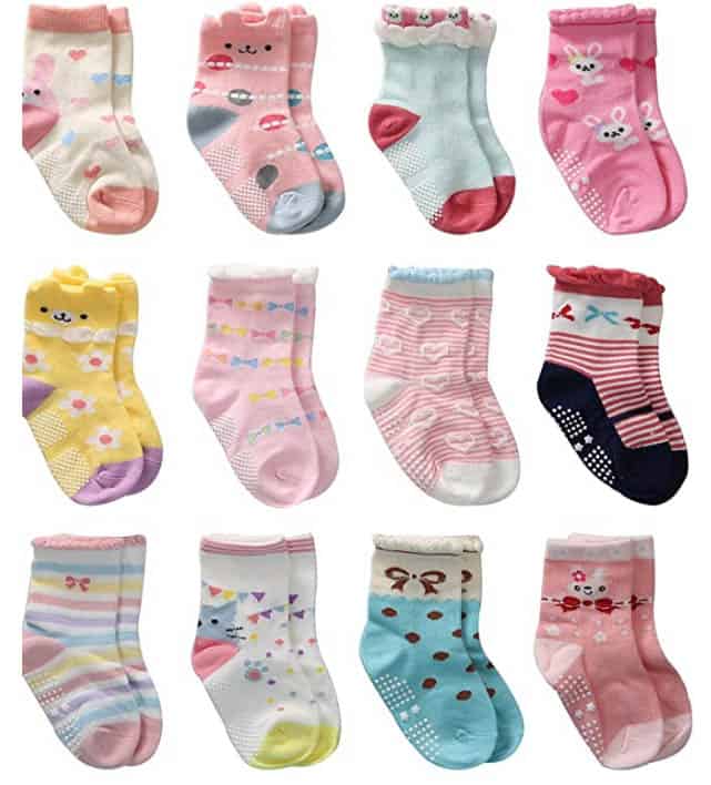 calzini dal look dolce e delicato per calza befana bambini piccoli