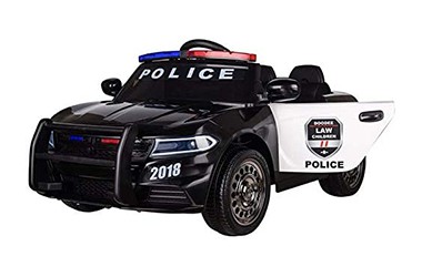 macchina della polizia elettrica per bambini da guidare