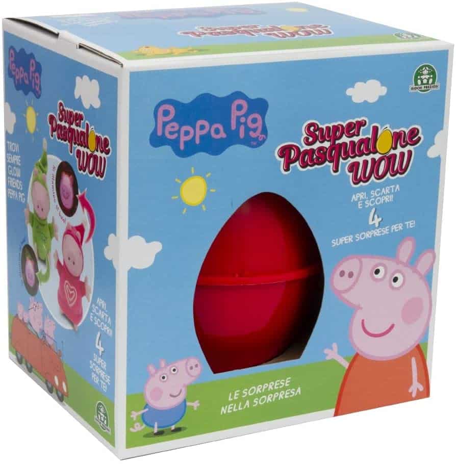 Super Pasqualone - uova con sorprese giocattolo di Peppa Pig