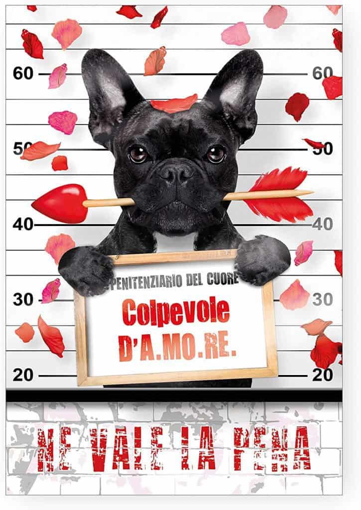 biglietto d'amore di San Valentino - Colpevole d'Amore con cagnolino