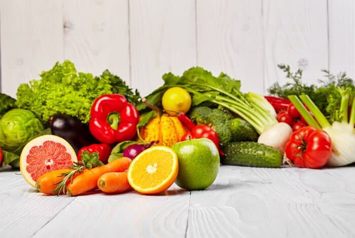 colori naturali - ortaggi e frutta