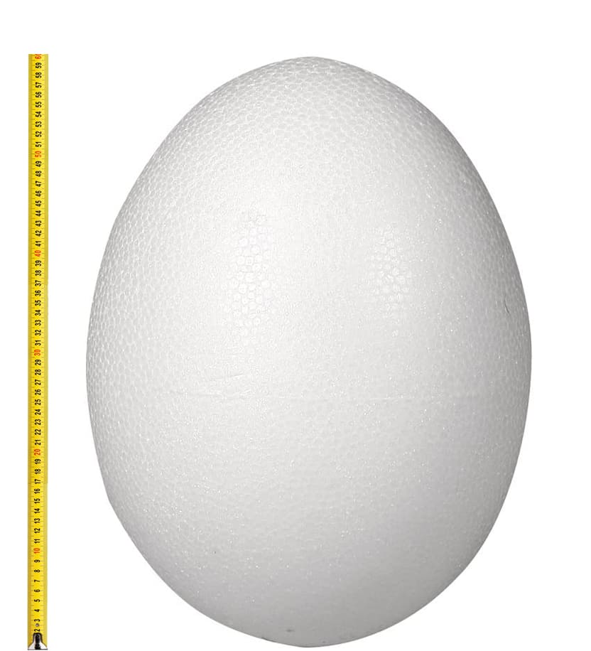 uovo in polistirolo da 60 cm