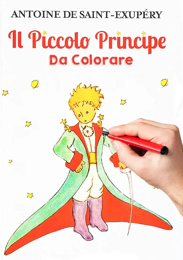 copertina il piccolo principe da colorare