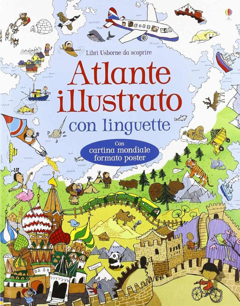 Atlante illustrato - libro istruttivo per bambini di 7 anni