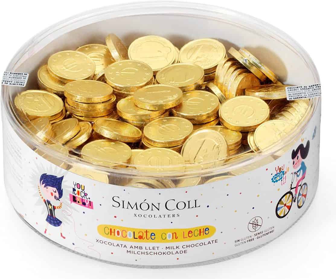 Monete di cioccolata da mettere dentro una pignatta per bambini