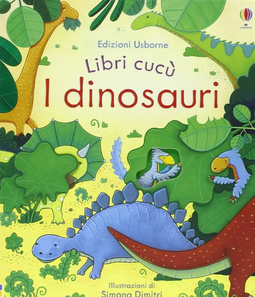 Libri cucù - libro interattivo sui dinosauri per bambini di 3-4 anni