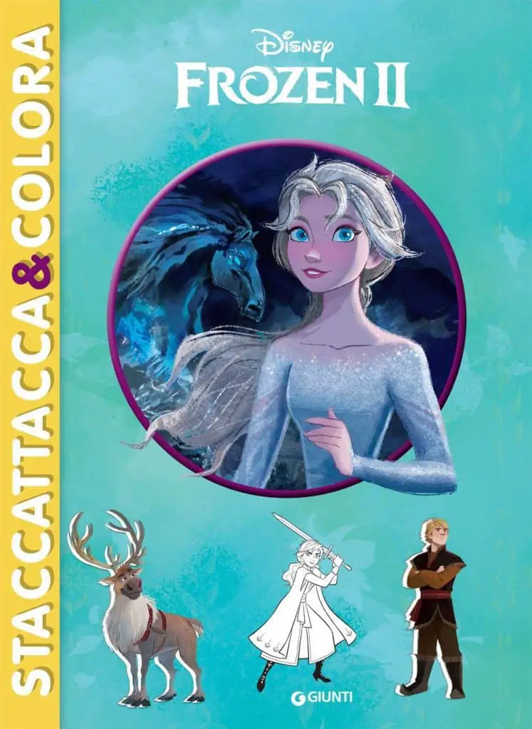 Libro da colorare di Frozen 2 con adesivi