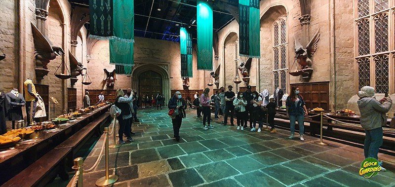 La Sala Grande ai Warner Bros Studio Tour di Harry Potter