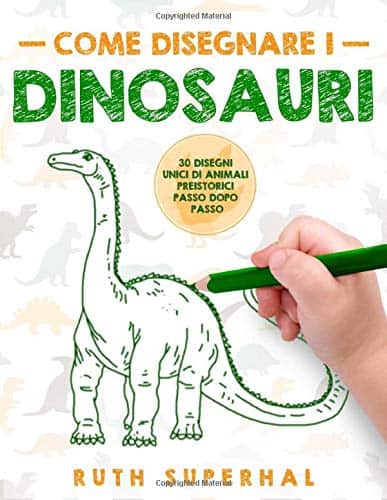 Libro Come Disegnare i Dinosauri - Idea regalo per bambini