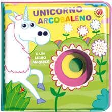 Unicorno Arcobaleno - Libro con buco per il bagnetto per neonati