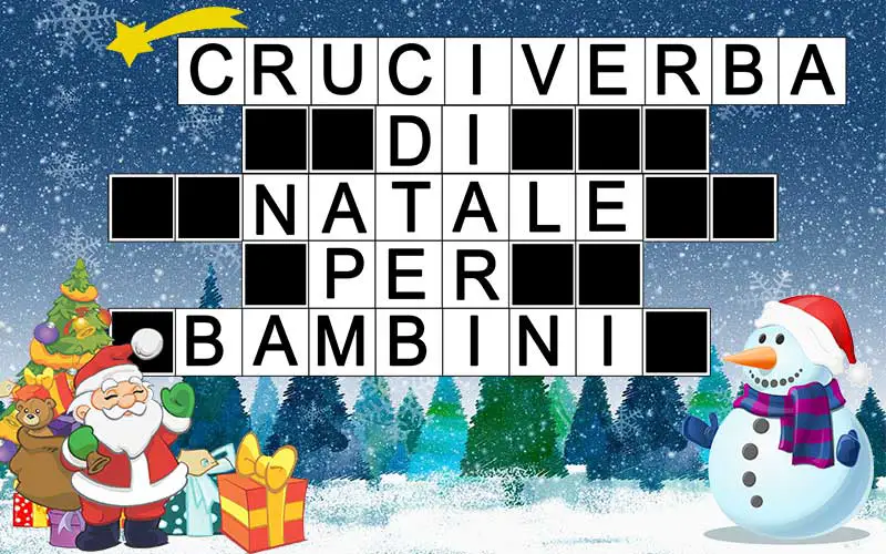 Cruciverba di Natale per Bambini | Pronto da Stampare