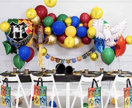 decorazioni di palloncini a tema Harry Potter - Arco di palloncini astratto