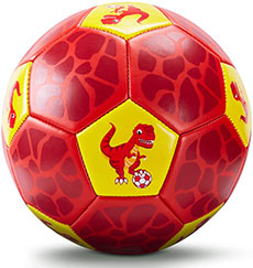 pallone da calcio a tema dinosauri