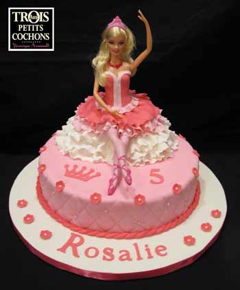 torta a tema Barbie ballerina