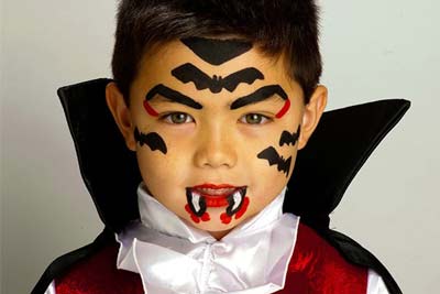 Truccabimbi Dracula - facile per Halloween