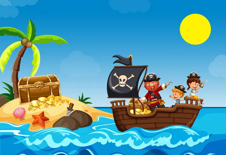 caccia al tesoro con indovinelli per bambini di 3-5 anni da stampare gratis copertina