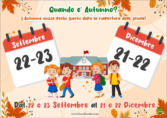 Quando è autunno - spiegare autunno ai bambini