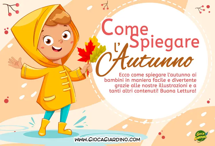 Come spiegare l'autunno ai bambini - copertina