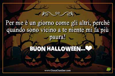 Frase da inviare ad Halloween per fare auguri - amore