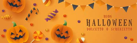 Segnalibro di Halloween da stampare gratis con zucche, caramelle, lecca-lecca