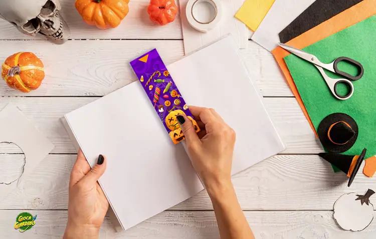 Segnalibri di Halloween da colorare e stampare gratis