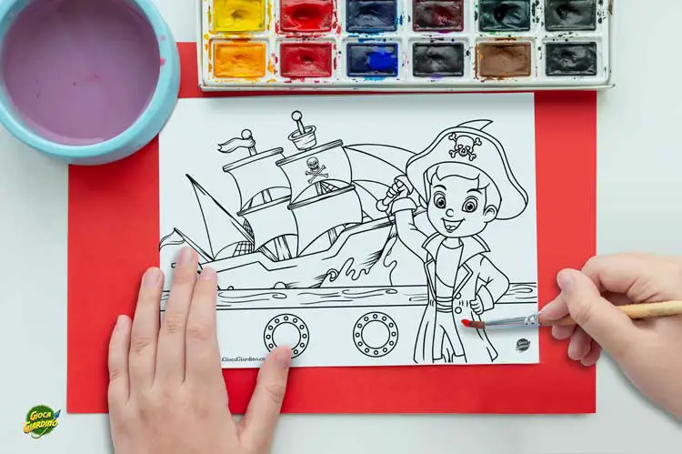 Disegni di pirati da colorare per bambini copertina