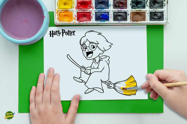 Disegni di Harry Potter da colorare copertina