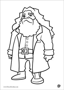 Disegno da colorare di Rubeus Hagrid