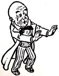 Il Mago di Oz - Personaggio del libro di L.F Baum - Illustrazione di William Wallace Denslow