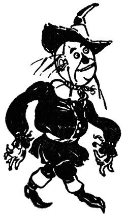 Lo Spaventapasseri - Personaggio principale del Mago di Oz di L.F Baum - Illustrazione di William Wallace Denslow
