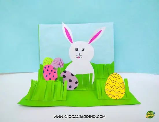 biglietto auguri pasqua pop-up - lavoretto di pasqua per bambini primaria