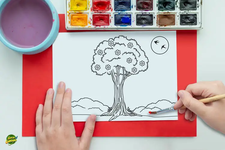 Disegni sulla primavera da colorare per bambini - copertina